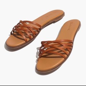 Madewell crisscross leather sandals 6.5